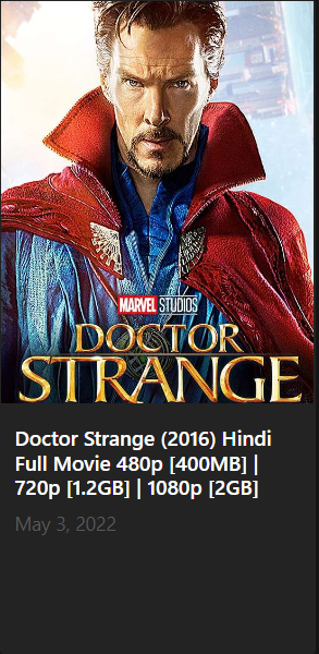 DOCTER STRANGE