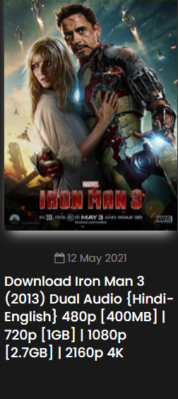 IRON MAN 3